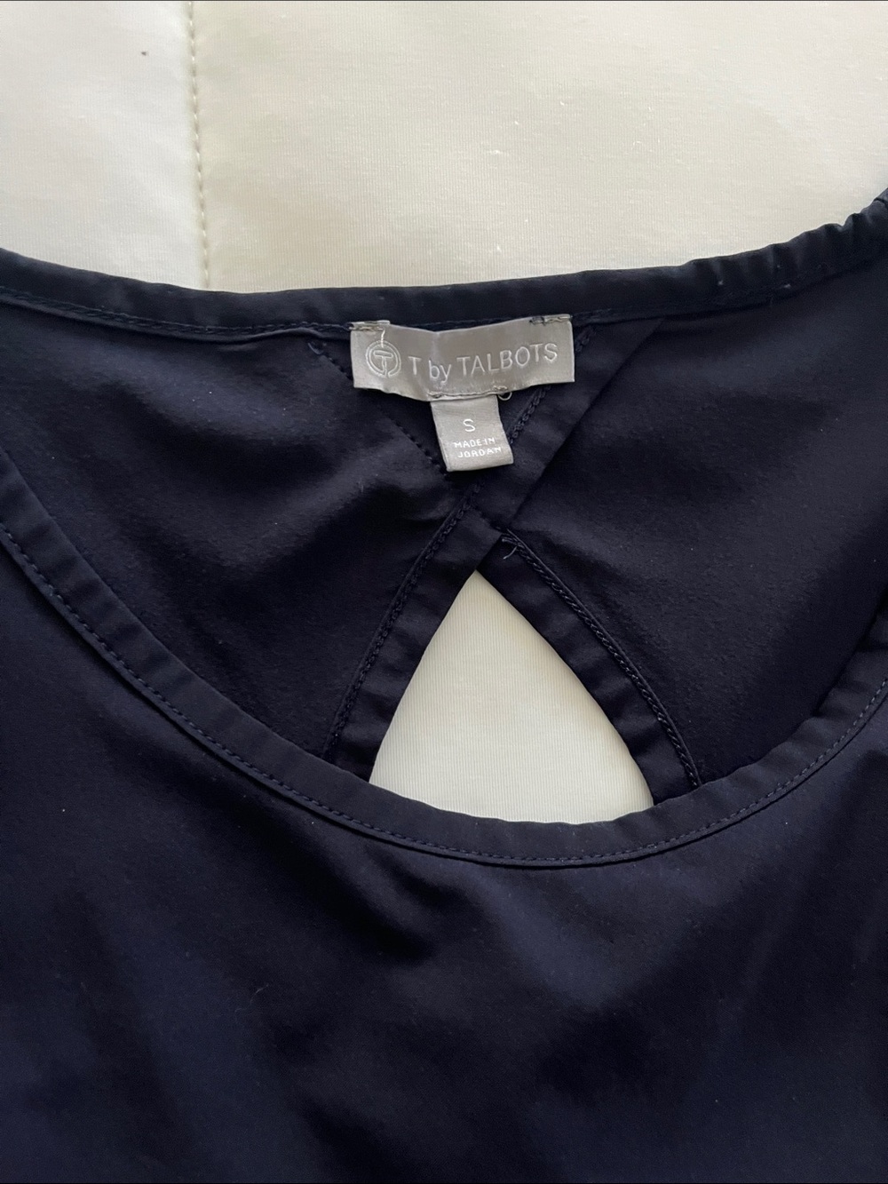 T by Talbots Navy Keyhole Neck sports dress small